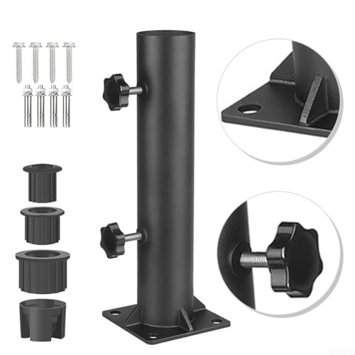 Robuster Terrassenschirmständer – wetterfeste Unterstützung für den Außenbereich, stilvolles Design für Stabilität, ideal für Gärten, Terrassen, Balkone und Pools. – Bild 3