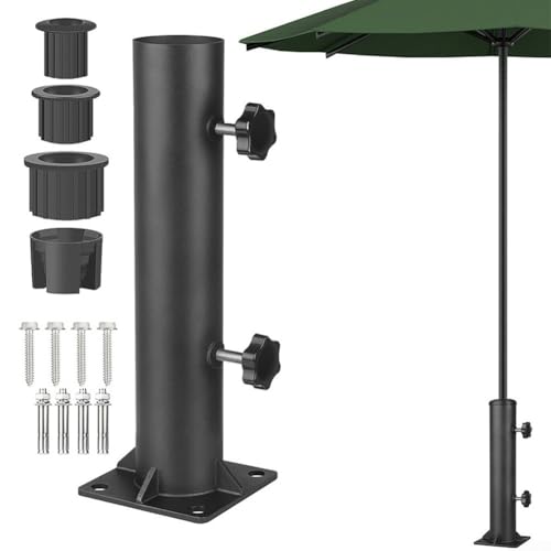 Robuster Terrassenschirmständer – wetterfeste Unterstützung für den Außenbereich, stilvolles Design für Stabilität, ideal für Gärten, Terrassen, Balkone und Pools. – Bild 5
