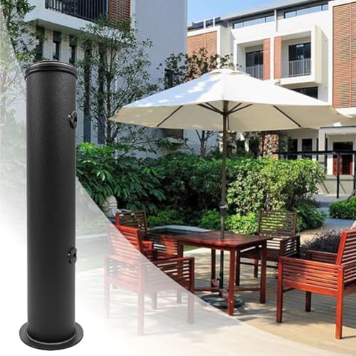 Robuster, verstellbarer Schirmständer aus Edelstahl für Außenbereich, Terrasse, Garten und Marktschirme – langlebige, wetterbeständige Stabilitätslösung – Bild 8