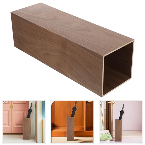 BESPORTBLE Holz Schirmständer mit Wasserschale Platzsparender Regenschirmhalter für Eingangsbereich Hotel und Restaurant Robuster Holz Eimer zur Schirmaufbewahrung – Bild 8