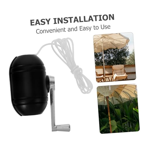 Verstellbarer Regenschirmständer für den Außenbereich, windabweisender Kurbelfuß für Sonnenschutz, langlebige Halterung für Garten, Terrasse, Innenhof und Schaukelstühle, Wetter – Bild 6