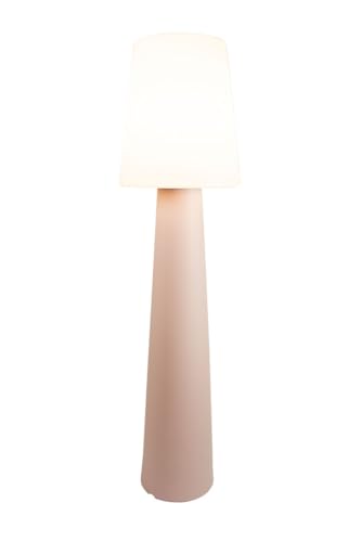 8 seasons design Solar LED Stehlampe No. 1-160 cm groß (rosa), warmweißes Licht, Solarlampe mit Dämmerungssensor, Solarpanel, Stehleuchte für außen (Garten, Terrasse, Balkon) - robust und langlebig – Bild 2