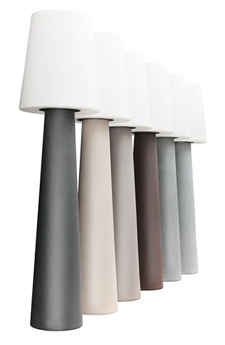8 seasons design Solar LED Stehlampe No. 1-160 cm groß (rosa), warmweißes Licht, Solarlampe mit Dämmerungssensor, Solarpanel, Stehleuchte für außen (Garten, Terrasse, Balkon) - robust und langlebig – Bild 5
