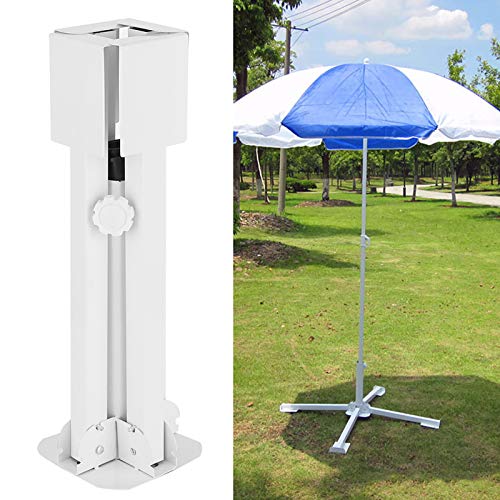 Strapazierfähiger, tragbarer Schirmständer – verstellbare Klappstütze für Terrasse, Strand, Pool, Garten, einfach zu tragen, langlebiger Outdoor-Regenschirmhalter – Bild 2