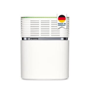 Venta Luftbefeuchter LW74 WiFi, leise 27 dB(A), energieeffizient 11 Watt, hygienische Kaltverdunstung ohne Filter, großer 9 l-Tank, patentierte Hygienedisk, bis 90 m², App-Steuerung