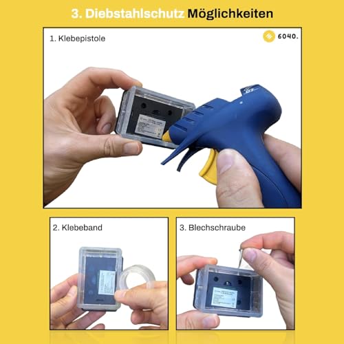 6040. Solar Zaunleuchte LED - Zaun Beleuchtung | Zaun Solarleuchten | Solarleuchten für Stabmattenzaun - Doppelstabmattenzaun Beleuchtung (15er Pack) – Bild 4