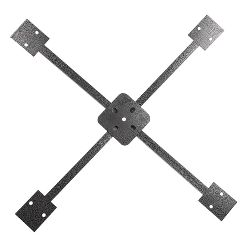 Verstellbarer Schirmständer aus Metall, für den Außenbereich, für Garten, Strand, Camping, 14 x 44 x 14 cm, schwarz, stabil & Design