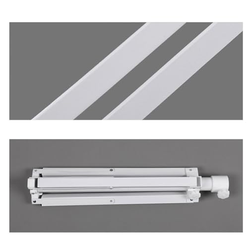 Regenschirmständer für den Außenbereich mit wassergefülltem quadratischem Boden für Stabilität, verstellbare 25–35 mm Stangen-Kompatibilität, Stahlkonstruktion, weißer Terrassenschirm-Halter – Bild 7