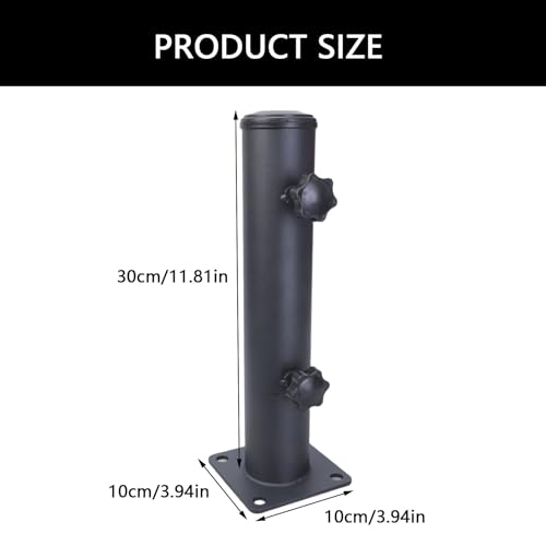 Wasserdichter Tischschirmhalter, Klemme für Deck und Geländer, verstellbarer Sonnenschirmständer für Terrasse, Balkon und Outdoor-Regenschirme, stabile Unterstützung – Bild 6
