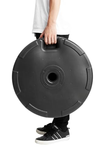 Gecheer Garten Sonnenschirmständer aus Polyethylen, 19 Liter Fassungsvermögen für Wasser/Sand, geeignet für Balkon, Terrasse und Pool – Bild 4