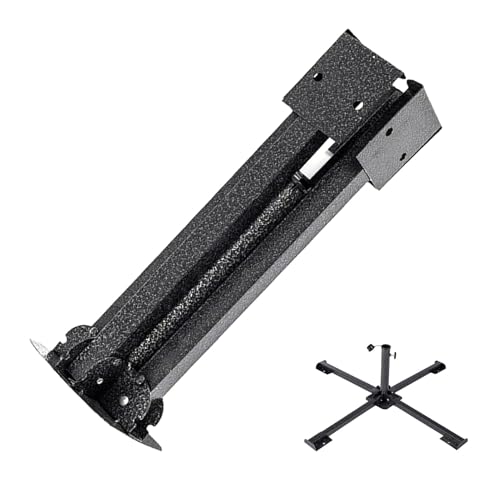 Schirmständer für den Außenbereich, robuster Metallsockel für Terrassenschirme, große Baldachin-Halterung für Garten, Vogelfutterstation, Terrasse, Café, Rasen, Lichterketten – Bild 8