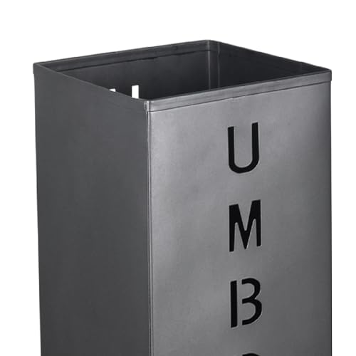 Quadratischer Schirmständer, 1 STK, Mehrzweck-Stangenhalter, stilvolle Zeitschriftenaufbewahrung, Behälter, perfekt für Zuhause & Außenbereich, platzsparendes Design – Bild 3