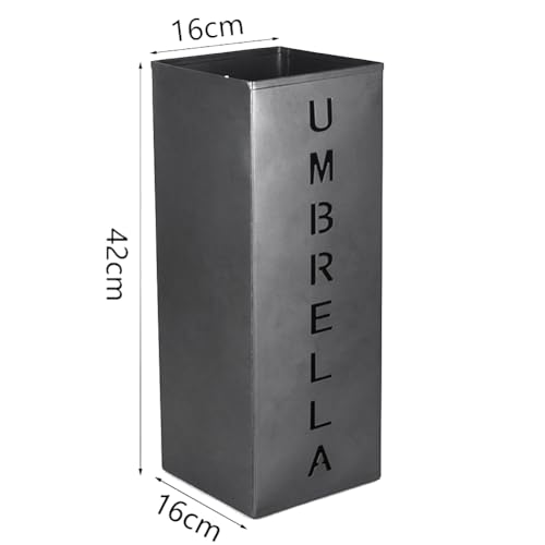 Quadratischer Schirmständer, 1 STK, Mehrzweck-Stangenhalter, stilvolle Zeitschriftenaufbewahrung, Behälter, perfekt für Zuhause & Außenbereich, platzsparendes Design – Bild 6