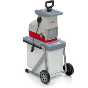 IKRA Elektro Gartenhäcksler Walzenhäcksler ILH 3200 A - leise robust wartungsarm, starke 3200 W, Aststärke bis 44mm