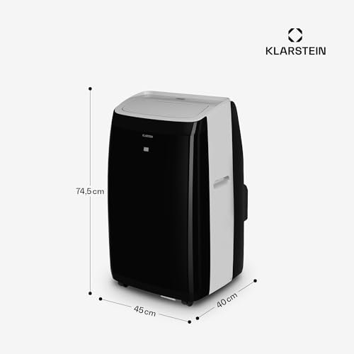Klarstein Mobile Klimaanlage mit Abluftschlauch, 4-in-1 Klimagerät, Ventilator, Luftentfeuchter & Nachtmodus, Kleine & Portable Klimaanlage für Wohnung & Büro, Niedriger Verbrauch, 14000BTU – Bild 7