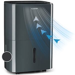 Klarstein Luftentfeuchter & Luftreiniger Elektrisch, 20 L Raumentfeuchter Klein für Wohnung Schlafzimmer Badezimmer Keller, Effizienter Bad/Raum Entfeuchter, Elektrischer & Kleiner Luftentfeuchter