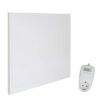 VIESTA® Infrarot Wandheizung mit Thermostat [INKL. TH10 THERMOSTAT] – Infrarotheizung Wandmontage Heizkörper – Carbon Crystal Infrarotheizung – Paneel Badezimmer geeignet – (Modell H400-400W)