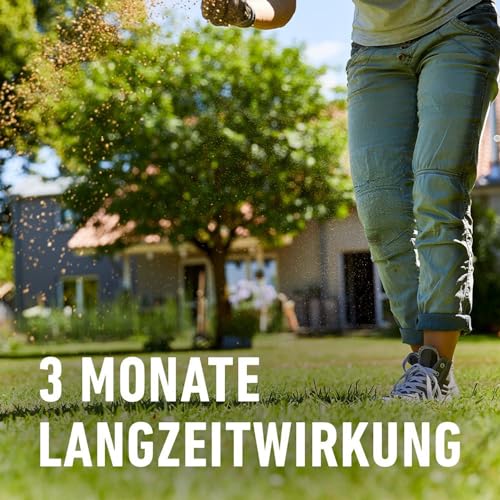 Compo FLORANID Rasendünger Plus Unkrautvernichter, 3 Monate Langzeitwirkung, Feingranulat, 6 kg, 200 m² – Bild 4