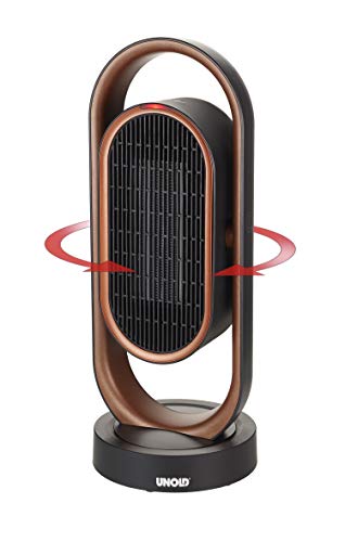 Unold 86535 3D Heizlüfter 3D - Kupfer/Schwarz, 1800 Watt, Überhitzungsschutz, Schutzklasse II, Ventilation, Warmluft, Heißluft, 3D-Luftzirkulation - 80° Oszillation – Bild 2