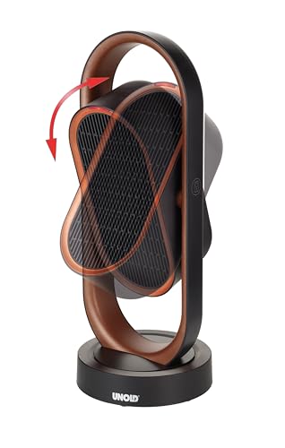 Unold 86535 3D Heizlüfter 3D - Kupfer/Schwarz, 1800 Watt, Überhitzungsschutz, Schutzklasse II, Ventilation, Warmluft, Heißluft, 3D-Luftzirkulation - 80° Oszillation – Bild 3