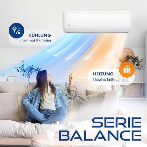 ZENIRO Multisplit Klimaanlage 3 Innengeräte Set (3 x 3,5kW) Klimagerät Air Conditioner mit Heizfunktion 27000 BTU 5,3kW A WiFi/App-Steuerung 4D AirFlow Heizen bis -20°C Vorgefüllt R32 – Bild 2