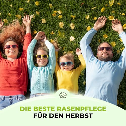Terrauno - "Rasenretter" Vertikutiermix I 4 kg für 140 m² I Rasendünger, Rasensamen & Bodenaktivator I 3in1 Rasenreparaturmischung I Rasendünger Frühjahr mit Grassamen gegen kahle Stellen I Nachsaat – Bild 5