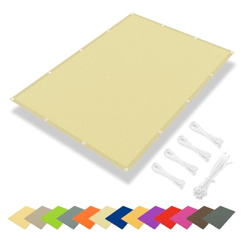 IOAOI Sonnensegel, 2,5 x 3,5 m, wasserdicht, 95 % UV-Block, rechteckig, Sonnensegel, Gartenüberdachung mit kostenlosem Seil, quadratisches Sonnensegel für Außenbereich, Terrasse, Balkon, Rasen