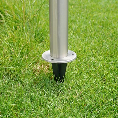 Esotec Solar PIR Standleuchte Tini 45, Edelstahl Gehäuse, Li-Ion Akku, Bewegungsmelder, LED Solarleuchte, Außenleuchte, Gartendeko, Wegeleuchte, silber, H=45,5cm, außen, winterfest, outdoor, 102596 – Bild 5