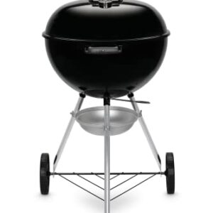 Alternative view of Weber Original Kettle E-5710 Holzkohlegrill/Porzellanemaillierter Deckel und Kessel, 57 cm Grillfläche, One-Touch-Reinigungssystem, Deckelthermometer, Dreibein-Ständer und Räder, Schwarz
