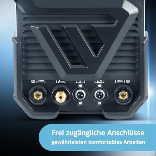 STAHLWERK Schweißgerät 2 in 1 Kombi AC/DC WIG 200 ST Digital - WIG & MMA 200 A, HF-Zündung, Spot-Funktion, Clean-Modus, IGBT, Digital-Display & Remote-Anschluss – Bild 7