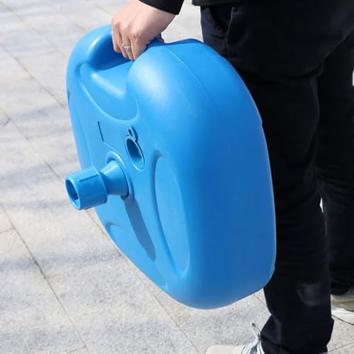 Robuster Schirmständer, 20 l, winddicht, mit Sand/Wasser befüllbar, Anker für Strand, Terrasse und Angelschirme, Kippschutz-Stabilisator für 25–32 mm Stangen – Bild 3