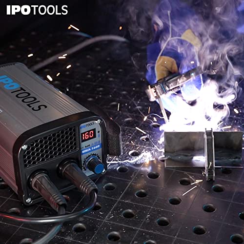 IPOTOOLS MMA-160R Elektroden Schweißgerät - IGBT Inverter Schweissgerät MMA/E-Hand mit 160 Amper/Digitale LCD Anzeige / 230V / Anti-Stick / Hot-Start / Arc-Force / Schutzschild / 7 Jahre Garantie – Bild 8