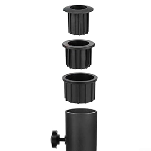 Robuster Schirmständer aus Granit, verstellbar, windabweisendes Design, Edelstahlsockel, stabiler Regenschirmhalter für den Außenbereich, für Terrassen, Gärten und Balkone – Bild 8