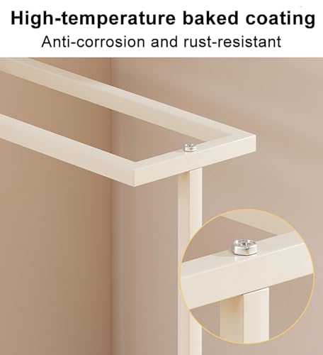 Schirmständer aus Metall mit Abtropfschale, platzsparendes Design für Eingangsbereich, Heimbüro und öffentliche Bereiche, stilvoller weißer Schirmhalter – Bild 5