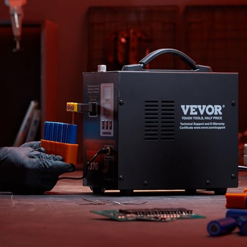 VEVOR Akku-Punktschweißgerät 737G, Hochleistungs Puls-Punktschweißgerät Akku Schweißgerät Lötstation mit 2 Schweißmodi, LED-Beleuchtung für 0,12 mm reines Nickel, 18650 14500 Akku – Bild 8