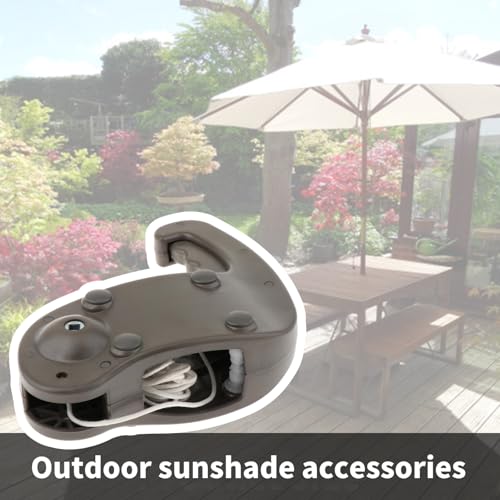 NONGYU Geeignet für Outdoor-Tische, Sonnenschirm-Handlauf, elegant, platzsparend, verstellbar, Terrassen-Schirmständer, Schirmständer – Bild 9