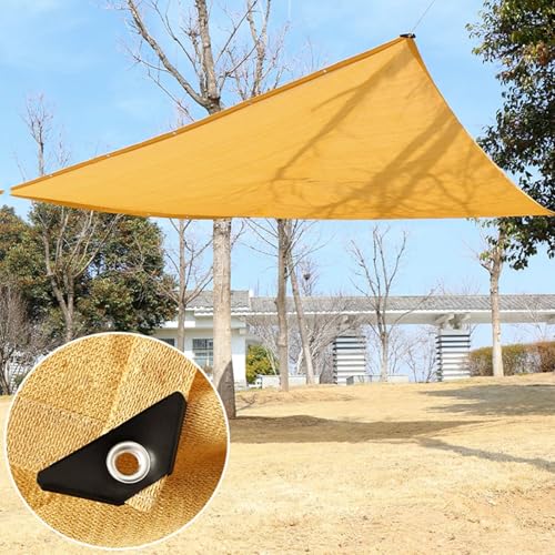 Sonnensegel, 1,6 m x 5 m, Beige, wasserdicht, rechteckig, für Außenbereich, Terrasse, Garten und Party, 95 % UV-Schutz mit strapazierfähigem Seil, perfekte Markise – Bild 2