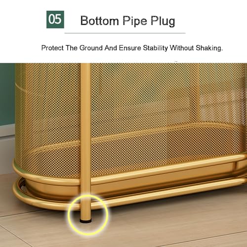 Generisch Freistehender Schirmständer, Gewerblicher Schirmaufbewahrungsständer Aus Metall, for Zuhause, Büro Oder Hotel(Black) – Bild 6