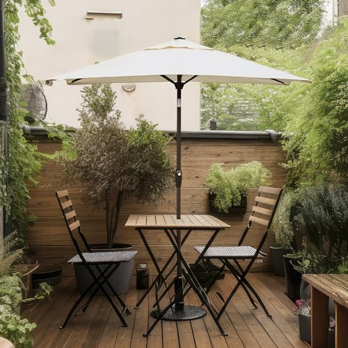 Sekey 210 × 140 cm Aluminum Sonnenschirm Marktschirm Gartenschirm Terrassenschirm Sonnenschutz UV 50 Rechteckig – Bild 4