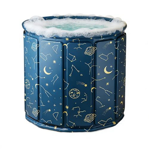 Tragbare Badewanne Für Erwachsene - PVC Eiswanne Tragbare Wanne,Eisbadewanne Für Badezimmer | Für Garten Fitness Outdoor Camping Reisen Und Alle