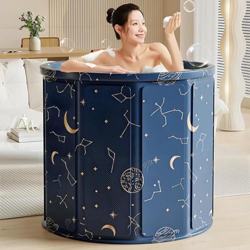 Tragbare Badewanne,Antirutsch PVC Leichte Kältebadewanne | Badezimmer Heißwasser-SPA Eintauchwanne - für Innen- und Außenbereich Camping & Reisen für alle – Bild 3