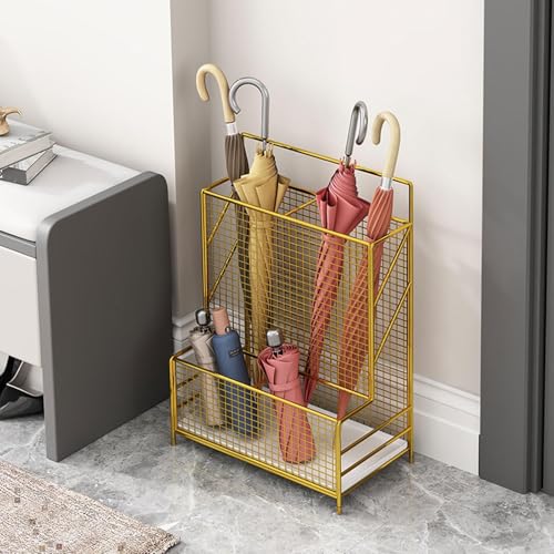 Fxzqgnh Regenschirmständer, Mehrzweck, praktisch, stabil, Metall, Schirmständer für Zuhause – Bild 3