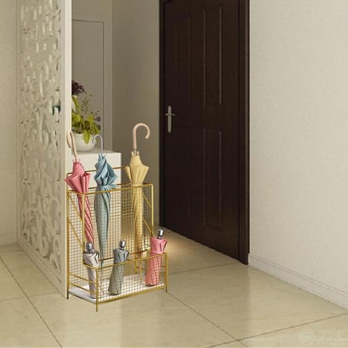 Fxzqgnh Regenschirmständer, Mehrzweck, praktisch, stabil, Metall, Schirmständer für Zuhause – Bild 6