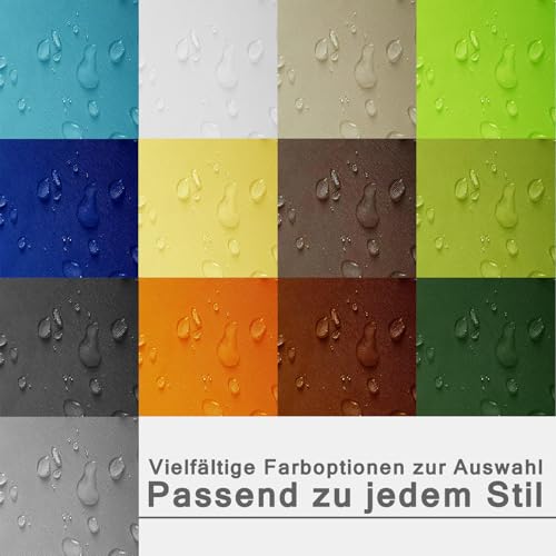 Einziehbares Sonnensegel 2x4m, nach Maß Pergola Markise Verstellbar Schattenabdeckung 95% UV-Schutz & reißfest Inkl. Montageseilen für Terrasse/Pergola Dunkelgrau – Bild 7