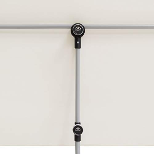 Doppler ACTIVE Balkonblende – Rechteckiger Sonnenschirm ideal für den Balkon –Plus Sichtschutz – 180x130 cm – Natur – Bild 7