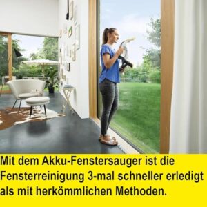 Alternative view of Kärcher WV 6 Plus Fenstersauger weiß (inkl. Zubehör,100 min Akkulaufzeit, Fensterreiniger für Fenster, Fliesen, Dusche und Vitrinen) (inkl. 1x Glasreiniger RM 500)