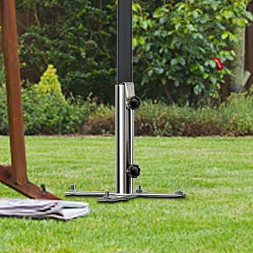 Generico Sonnenschirmhalter für den Strand, resistent und von hoher Widerstandsfähigkeit, mit Sandspitze für den Außenbereich, für Terrasse, Rasen, Brücke, Garten, Pool, Camping, Boot, Sommer – Bild 3