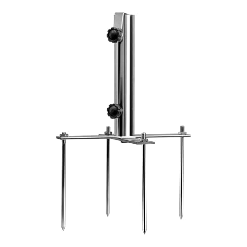 Berriphonia Halterung für Strandschirm – aus Metall, verstellbar und windbeständig | und Stabilisator für Sonnenschirme – für Terrasse, Pool, Angeln, Reisen, Outdoor