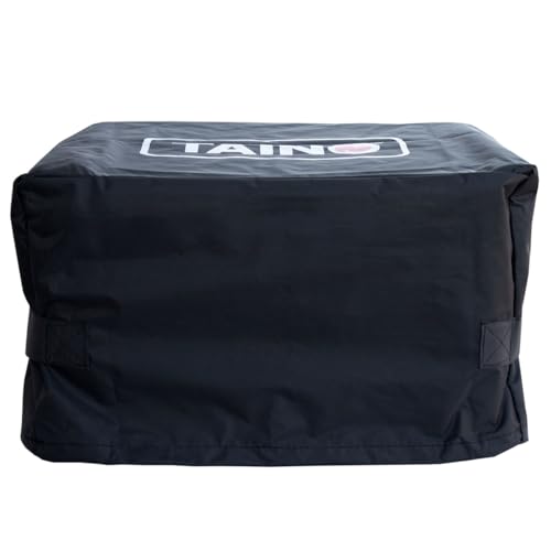 TAINO KENAI Gasgrill Set Abdeckhaube Gasruckregler Tischgrill Balkongrill Gas Outdoorküche Thermometer Aluguss Schwarz Camping – Bild 9