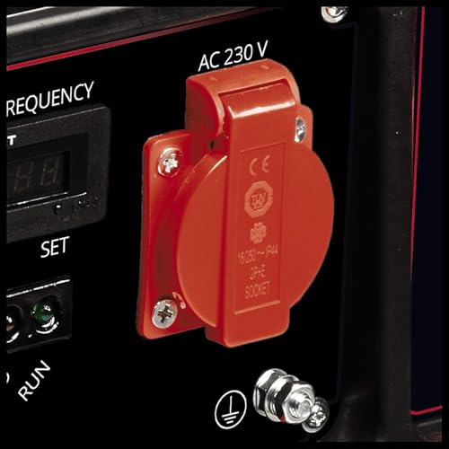 Einhell Stromerzeuger (Benzin) TC-IG 1100 (1100 W Maximalleistung, 1000 W max. Dauerleistung, 6,5 L Tank, Inverter, 4-Takt-Motor, 1x 230 V, Ölmangelsicherung, Überlastschutz) – Bild 3